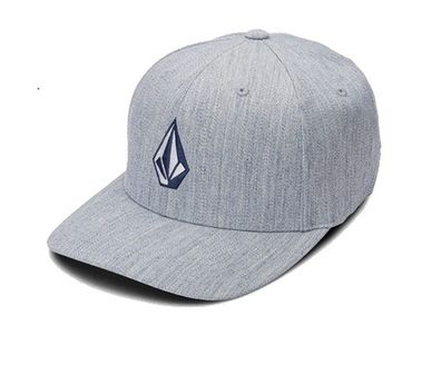 Volcom Cap Full Stone Heather Flexfit denim