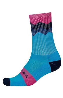 Endura JAGGED Fahrradsocken Electric Blue