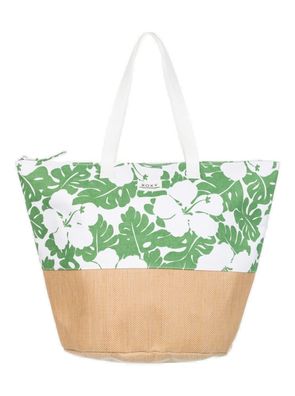 Roxy Shopper Waikiki Life Shopper Flowers Green