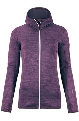 Ortovox Damen Fleece Melange Hoody aubergine blend