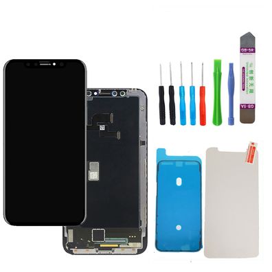 LCD Display Für iPhone XS HD 3D RETINA Wie OLED + TOOL+PANZERGLAS Schwarz Black