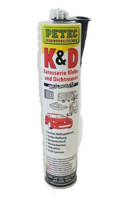 Petec Karosseriekleber Karosseriedichtmasse Klebemasse 310ml schwarz EUR 22,81/l