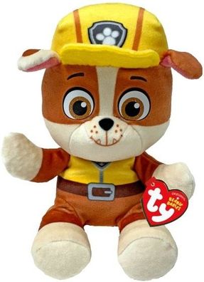 Ty Paw Patrol Rubble Plüsch Hund REG Soft ca. 15cm Neuware