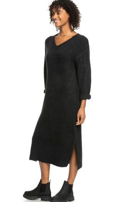 Roxy Pulloverkleid Winter Excape schwarz