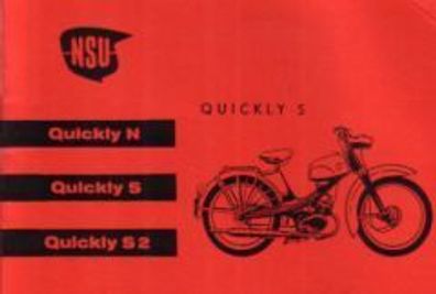Betriebsanleitung NSU Quickly N, S, S2, Moped, Zweirad, Oldtimer