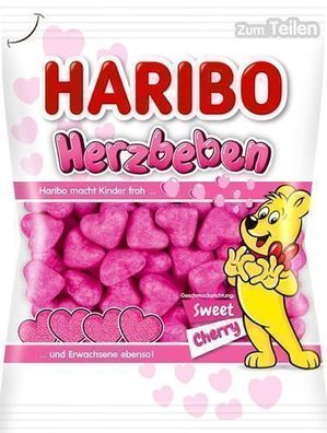 Haribo Herzbeben Fruchtgummi 160 g - Süße Vielfalt aus Deutschland