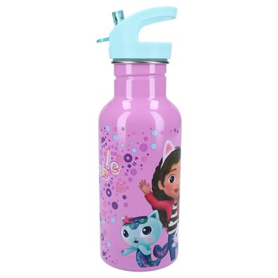 Gabby's Dollhouse Trinkflasche 500ml für Kinder ideal für Schule und Freizeit