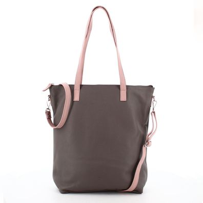 Prato LM K01 Asif Rindleder geprägt Shopper - Farben: cognac/dblau