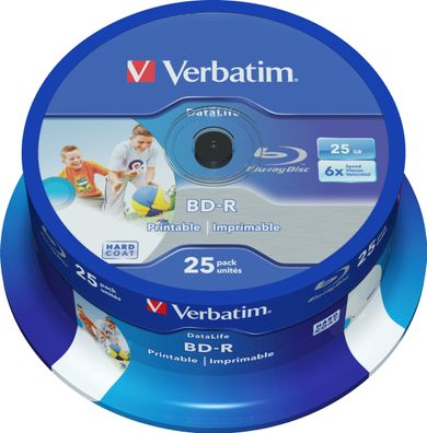 Verbatim BD-R 25GB/1-6x Cakebox (25 Disc)