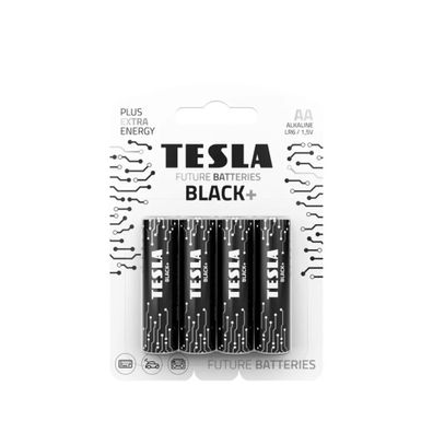 Alkalibatterie R6 (AA) Schwarz+ [4x120] 4 Stk
