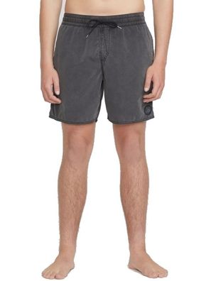 Volcom Badeshorts Center Trunk 17" Boardshorts Black