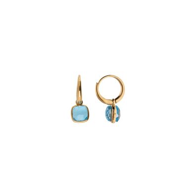 Pomellato - POC5020O7000000YYY - Pomellato Nude Mini Roségoldohrringe mit blauem Topa