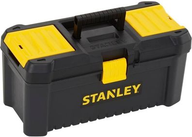 Stanley Werkzeugbox, Werkzeug-Kasten (16", 20x19,5x41cm stabiler Werkzeugkoffer)