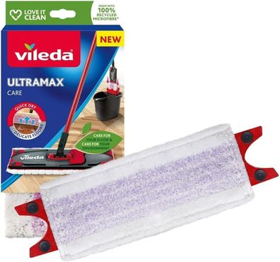 Vileda Ultramax Care Bodenwischer Ersatz-Bezug, Bodenreinigung, Wischmopp Bezug