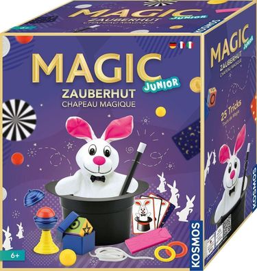 Kosmos ?694302 Magic Junior Zauberhut, Lerne einfach 25 Zaubertricks fér Kinder