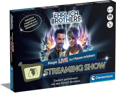 Clementoni Ehrlich Brothers Streaming Show - Live-Zaubershow fér Zuhause, Kinder