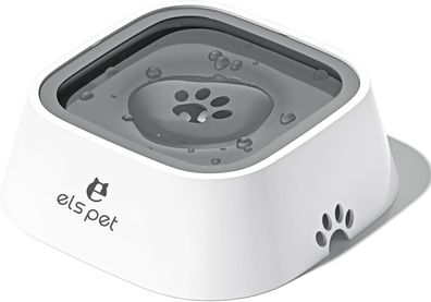 ELS PET Wassernapf fér Hunde: 1L Auslaufsicher Trinknapf Hund Fressnapf Napf