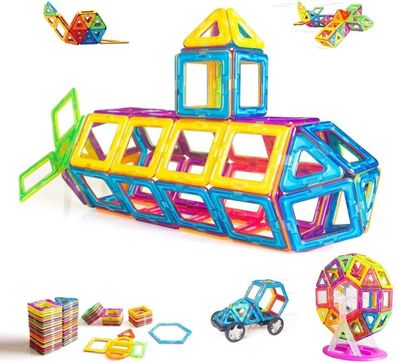 CONDIS Magnetische Bausteine 95 Teile, Magnet-Spielzeug Magneten fér Kinder