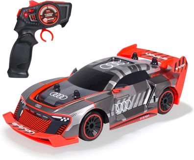 Dickie Toys, RC Audi S1 E-Tron Quattro Drift Car (30 cm), RC Auto bis zu 12 km/h