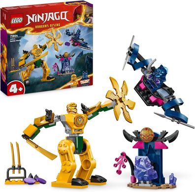 LEGO Ninjago Arins Battle Mech, Ninja-Spielzeug fér Kinder ab 4 Jahre