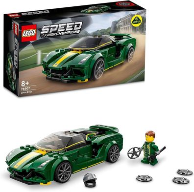 LEGO 76907 Speed Champions Lotus Evija Bausatz fér Modellauto, Spielzeug-Auto