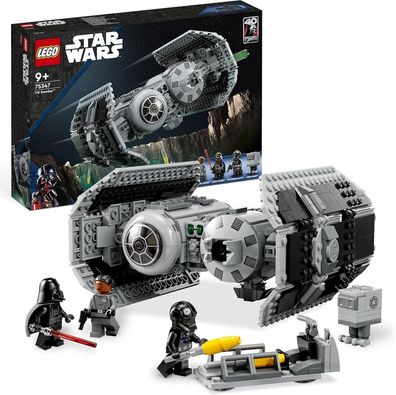 LEGO Star Wars TIE Bomber Modellbausatz mit Darth Vader Minifigur, 625-tlg