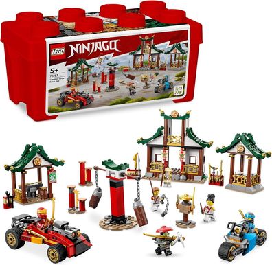 LEGO 71787 Ninjago Kreative Ninja Steinebox Spielzeug Aufbewahrungskiste, Kinder