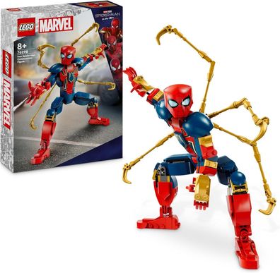 LEGO Marvel Iron Spider-Man Baufigur, Superhelden-Action Spielzeug fér Kinder