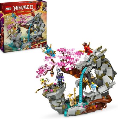 LEGO Ninjago Drachenstein-Tempel Drachen-Spielzeug + 6 Ninja-Figuren, Spielzeug