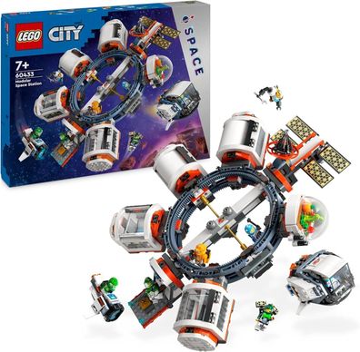 LEGO City Weltraum Modulare Raumstation, Raumschiff-Modell fér Kinder, Spielzeug