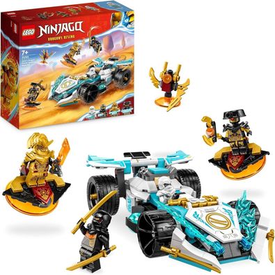 LEGO Ninjago Zanes Drachenpower-Spinjitzu-Rennwagen, Spielzeug Kinder, Bau-Set