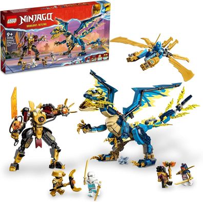 LEGO Ninjago Kaiserliches Mech-Duell gegen den Elementardrachen, großes Set