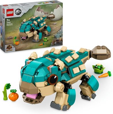 LEGO Jurassic World Baby Bumpy Ankylosaurus Bau-Set Spielzeug-Dinosaurier Kinder