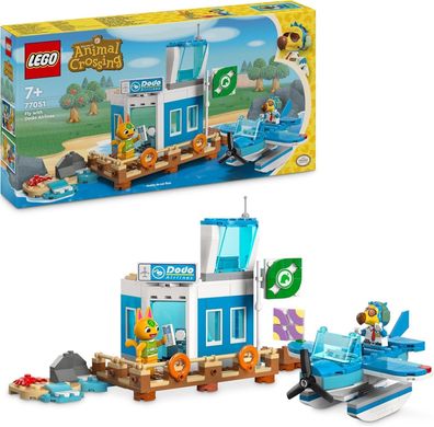 LEGO Animal Crossing Flieg mit Dodo Airlines, Videospiel-Spielset, Spielzeug