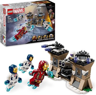 LEGO Marvel Iron Man & Iron Legion vs. HYDRA-Soldat, Avengers Bau-Spielzeug