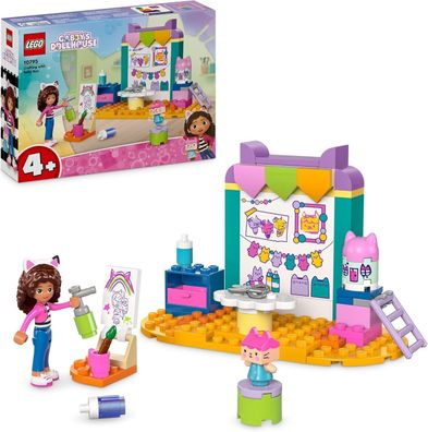 LEGO 4+ Gabbys Puppenhaus Bastelspaß mit Baby Box, Spiel-Set fér Rollenspiele