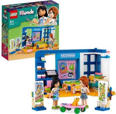 LEGO Friends Lianns Zimmer, Mini-Spielzeug zum Thema Kunst, kleines Geschenk