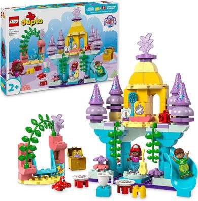 LEGO DUPLO, Disney Arielles magischer Unterwasserpalast, Lernspielzeug Schloss