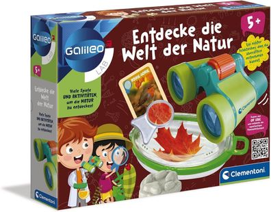 Clementoni Galileo Lab, Entdecke die Welt der Natur, Biologie Lern-Spielzeug-Set