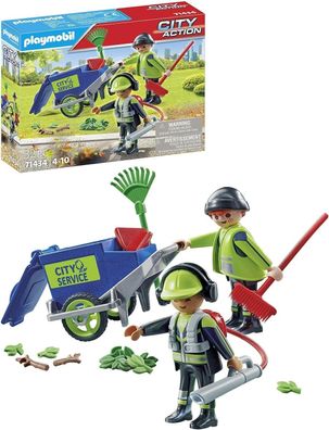 Playmobil City Action 71434 Stadtreinigungsteam, Stadtreinigung, Figuren Kinder