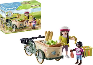 Playmobil Country 71306 Lastenfahrrad Praktischer und umweltschonender Transport