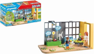 Playmobil City Life 71331 Anbau Klimakunde, Klassenzimmer der Zukunft, Puzzle