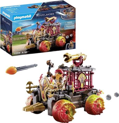 Playmobil Novelmore 71299 Burnham Raiders - Feuerkampfwagen, feuriger Kampf