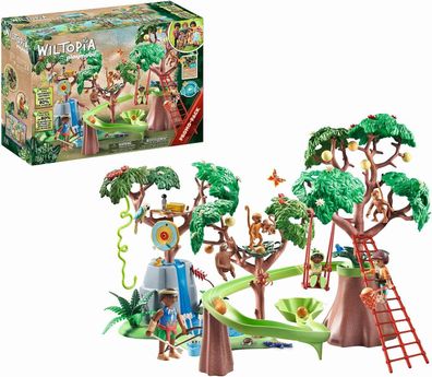 Playmobil Wiltopia 71142 Tropischer Dschungel-Spielplatz, Wasserfall, Spielzeug