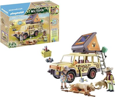 Playmobil Wiltopia 71293 Mit dem Geländewagen bei den Löwen, Spielzeug, Kinder