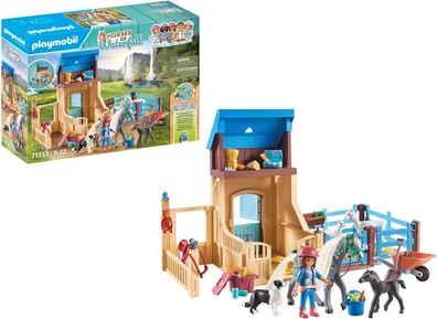 Playmobil Horses of Waterfall 71353 Amelia & Whisper mit Pferdebox, Spielzeug