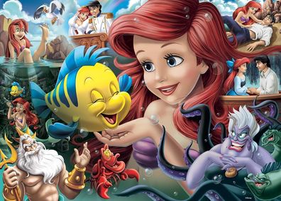 Ravensburger Puzzle 16963 - Arielle, die Meerjungfrau - 1000 Teile Disney Kinder