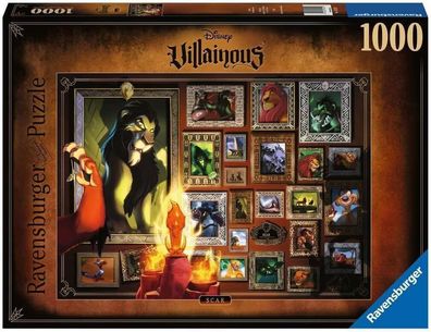 Ravensburger Puzzle 16524 - Scar - 1000 Teile Disney Villainous Puzzle, Kinder