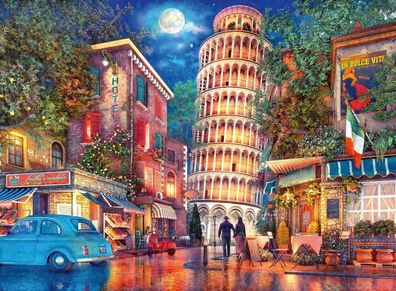 Ravensburger Puzzle 17380 Abends in Pisa, 500 Teile Puzzle, Erwachsene & Kinder