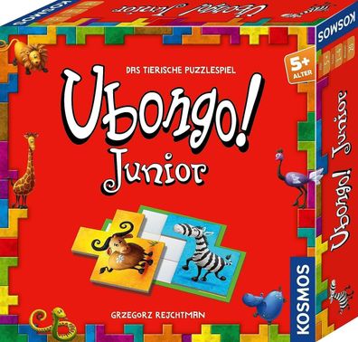 Kosmos 683429 Ubongo! Junior, rasantes Kinderspiel ab 5 Jahren, Knobelspaß